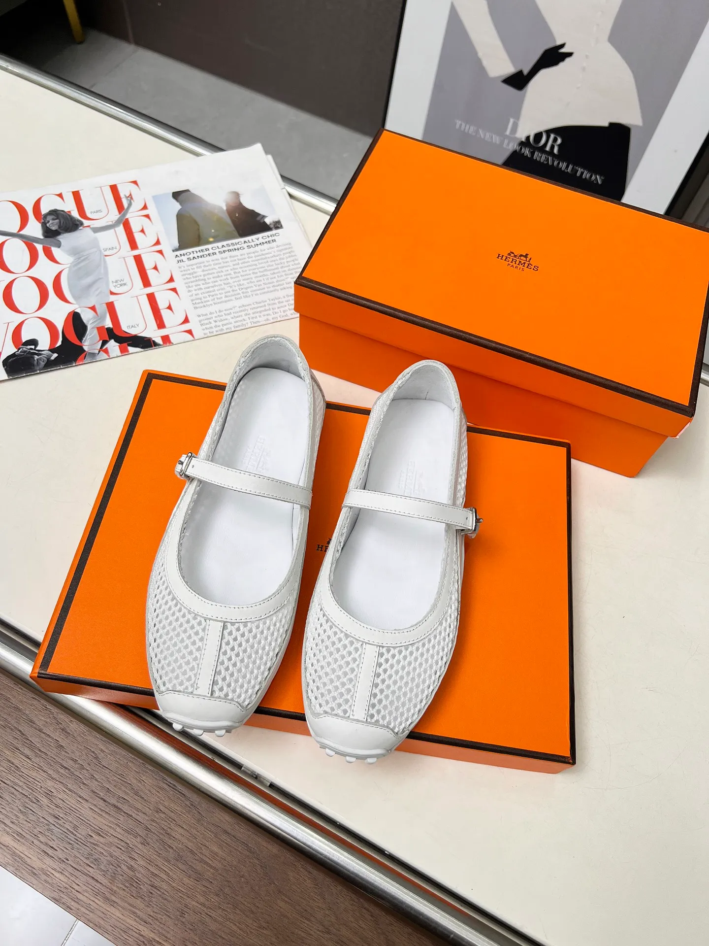 👟👟Ex-factory price 480👟👟Hermes New model! Original development, top layer cowhide! New crafting grid! In sheepskin, sheepskin padding! 35-41 yards